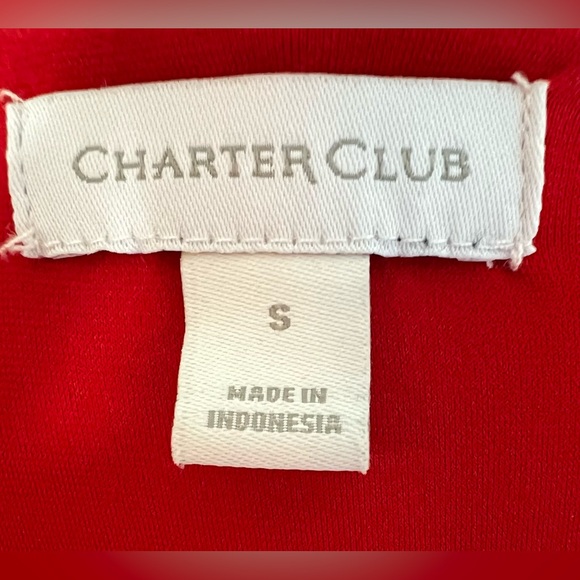 Charter Club Red Cocktail Dress - Picture 3 of 5